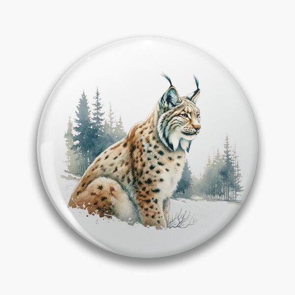 Item preview, Watercolor Lynx Big Cat designed and sold by TheAnimalZ00.