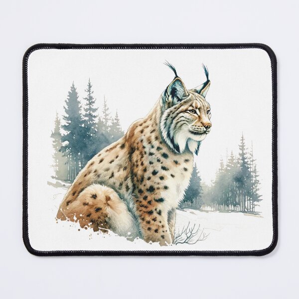 Item preview, Watercolor Lynx Big Cat designed and sold by TheAnimalZ00.