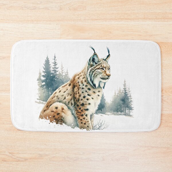 Item preview, Watercolor Lynx Big Cat designed and sold by TheAnimalZ00.