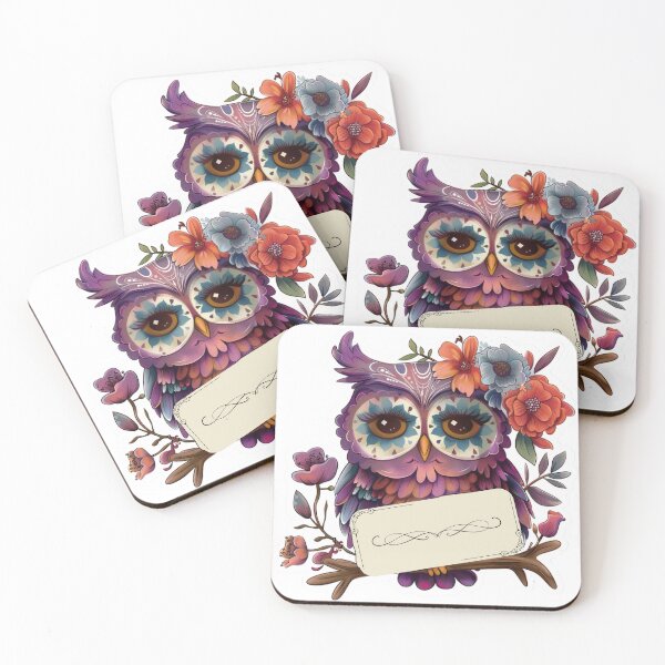 Item preview, Sugar Skull Owl designed and sold by FlawlessDraft.