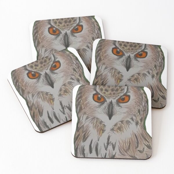 Item preview, ORANGE EYES OWL designed and sold by RanyMelo.