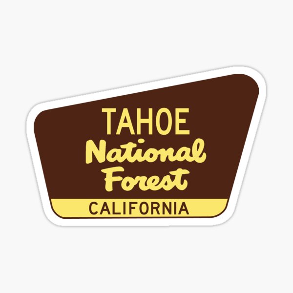 Tahoe National Forest California CA Sticker