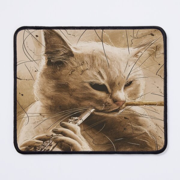 Item preview, "CAT FLUTE Vintage Cat Lovers " designed and sold by Obinne.