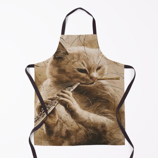 Item preview, "CAT FLUTE Vintage Cat Lovers " designed and sold by Obinne.