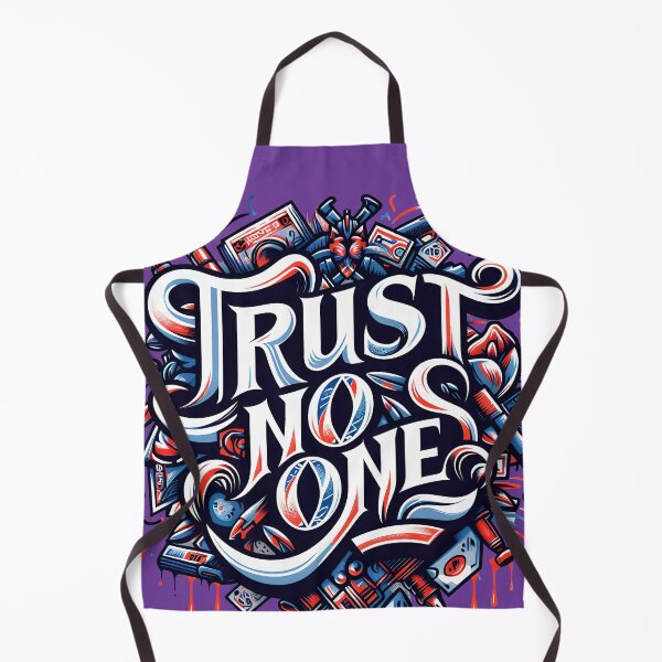 Item preview, Trust No One, typography designed and sold by maxmaj.