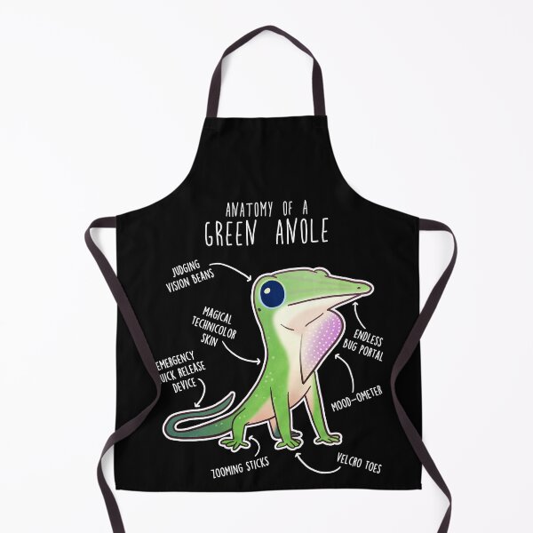 Item preview, Green Anole Lizard Reptile Anatomy designed and sold by Clara Hollins.
