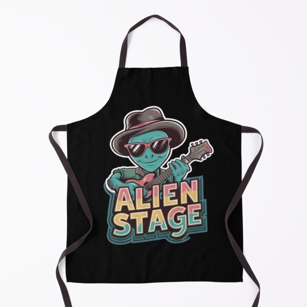 Item preview, "ALIEN STAGE". ALIEN PLAYING GUITAR designed and sold by Obinne.