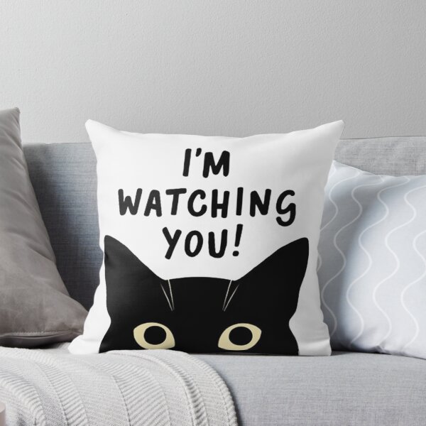 Item preview, I'm Watching You! Cat designed and sold by Vicky021.