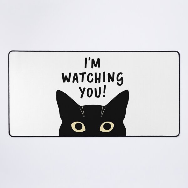 Item preview, I'm Watching You! Cat designed and sold by Vicky021.