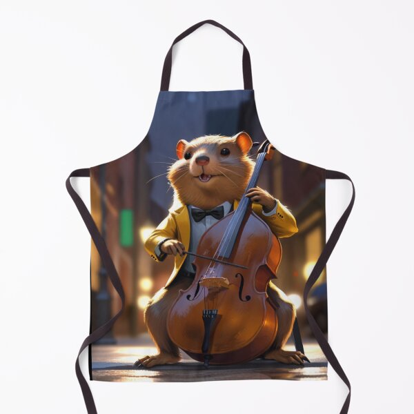 Item preview, A street cellist beaver designed and sold by Artbellachi.