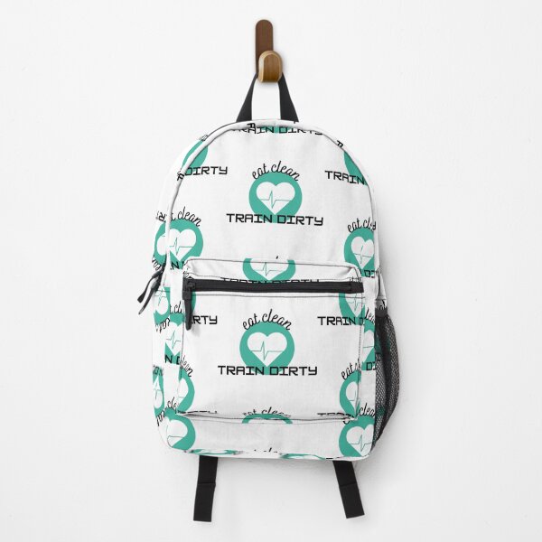 Item preview, Eat Clean Train Dirty - Heart Lifeline designed and sold by ami.creations.