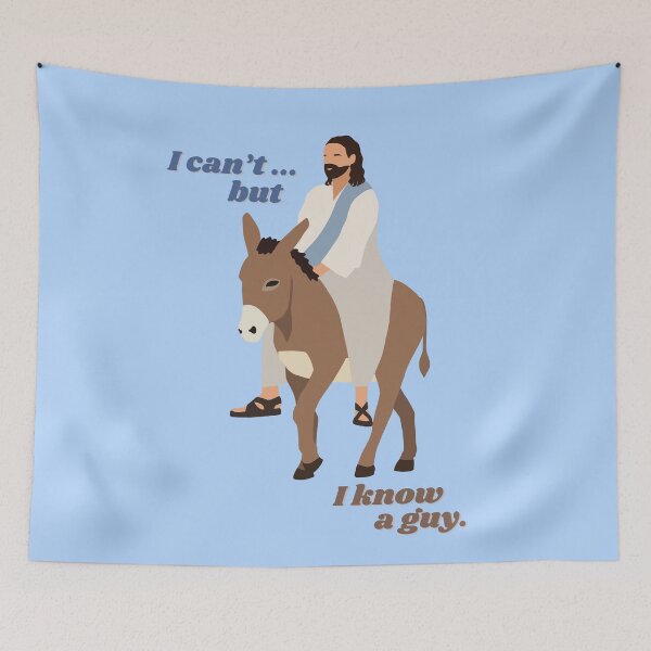 Item preview, I Can't But I know a Guy Jesus designed and sold by SleepingFoxy.