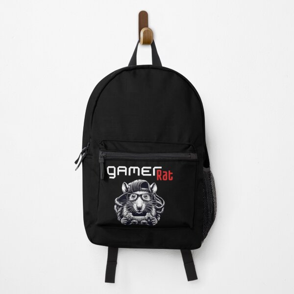 Item preview, Gamer Rat black and white designed and sold by coloursforkids.