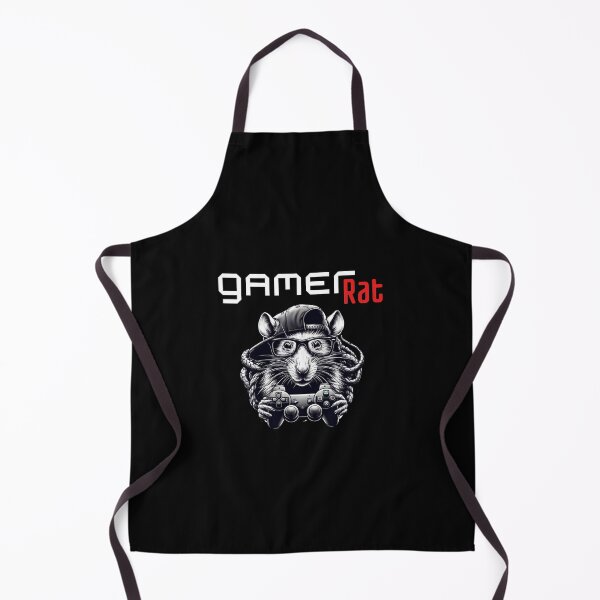 Item preview, Gamer Rat black and white designed and sold by coloursforkids.