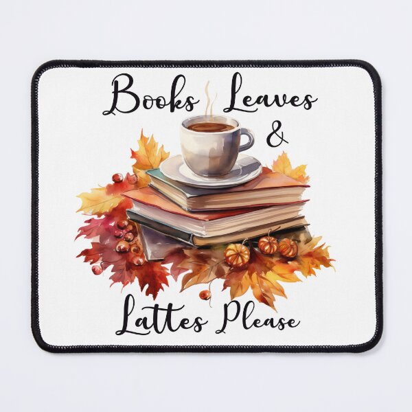 Item preview, Books, Leaves & Lattes Please designed and sold by Chestnut Falls Studio.