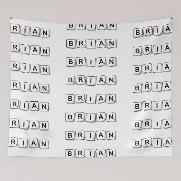 Item preview, Brian - Scrabble name design designed and sold by Bobby Shaftoe.