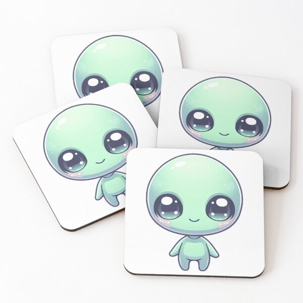 Item preview, Cute Chibi Alien #1 Sticker T-shirt designed and sold by EWNDesigns.