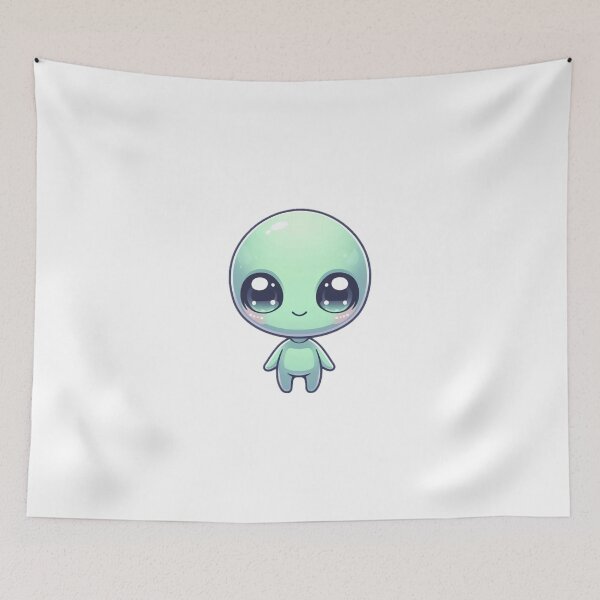 Item preview, Cute Chibi Alien #1 Sticker T-shirt designed and sold by EWNDesigns.