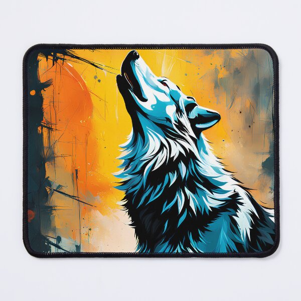 Item preview, Howling White Wolf designed and sold by mrhighsky.