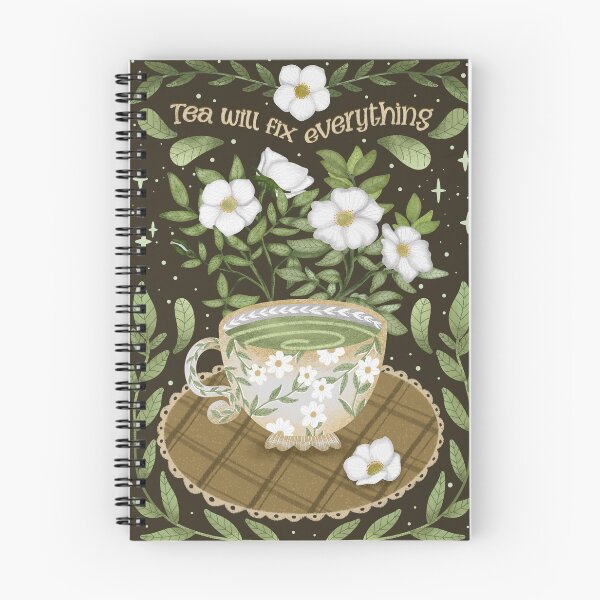 Item preview, Sipping tea embracing tranquility designed and sold by pinkyfish1010.