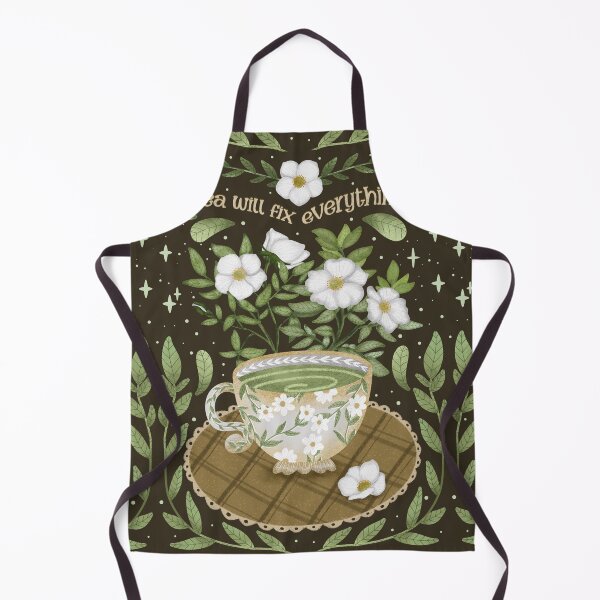 Item preview, Sipping tea embracing tranquility designed and sold by pinkyfish1010.
