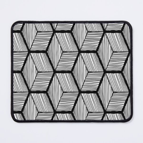 Item preview, Geometric cube with hand-drawn lines designed and sold by ZytheDesigns.