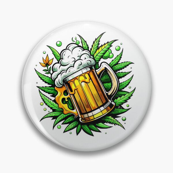 Item preview, Cheers and beers marijuana  designed and sold by dave388.