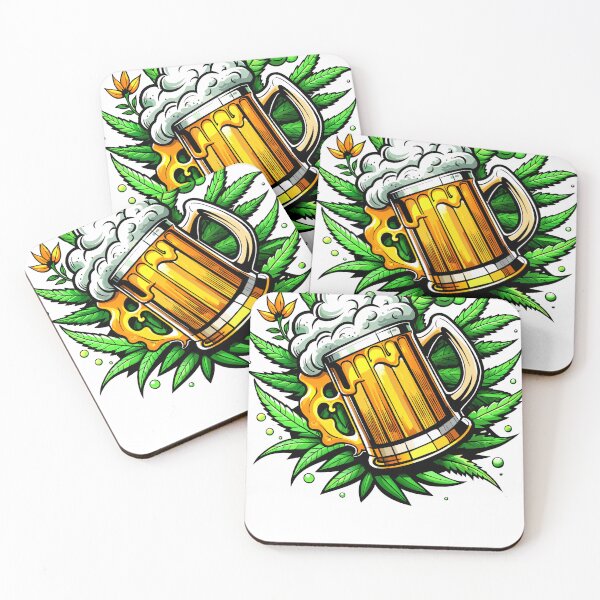 Item preview, Cheers and beers marijuana  designed and sold by dave388.