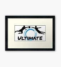 Ultimate Frisbee - men Framed Print
