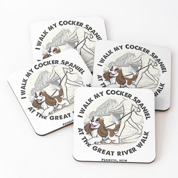 Item preview, Cocker Spaniel Nepean River Penrith NSW designed and sold by The Western Weekender.