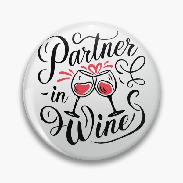 Item preview, Partner In Wine designed and sold by PeelZinc.