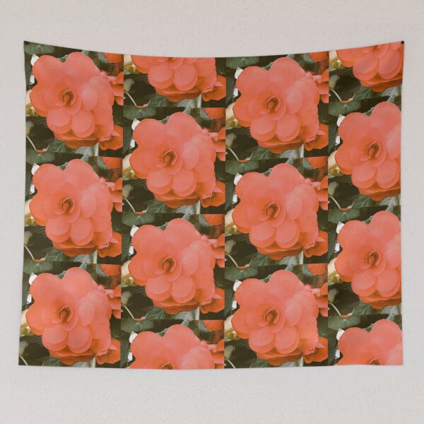 Item preview, large bright apriot begonia designed and sold by Pauline  Whitburn.