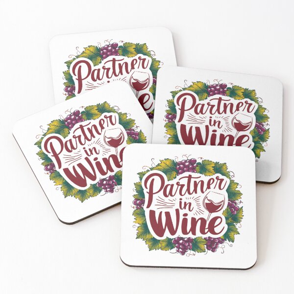 Item preview, Partner In Wine designed and sold by PeelZinc.