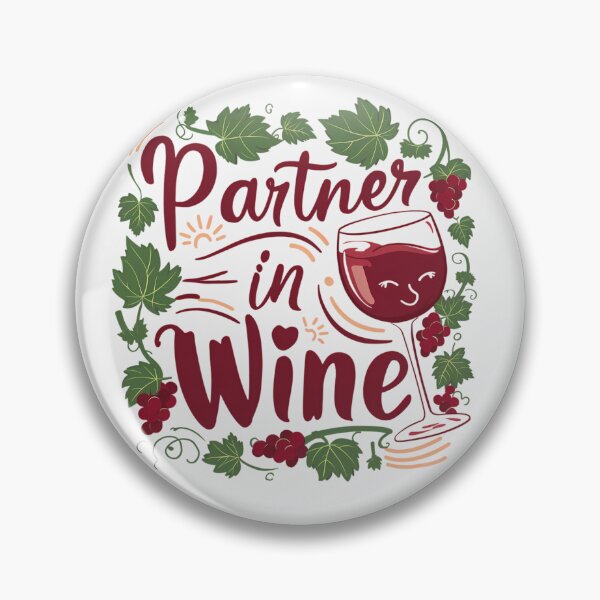 Item preview, Partner In Wine designed and sold by PeelZinc.