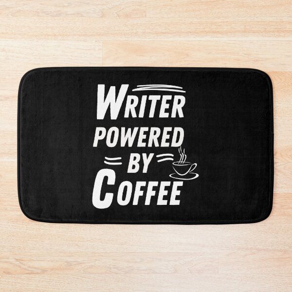 Item preview, Writer powered by coffee designed and sold by annoying-shirts.