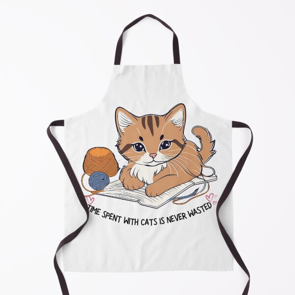 Item preview, Time Spent With a Cat is Never Wasted designed and sold by pUNKnown.