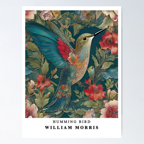 Item preview, William Morris Hummingbird Artistry designed and sold by Tamas Das.
