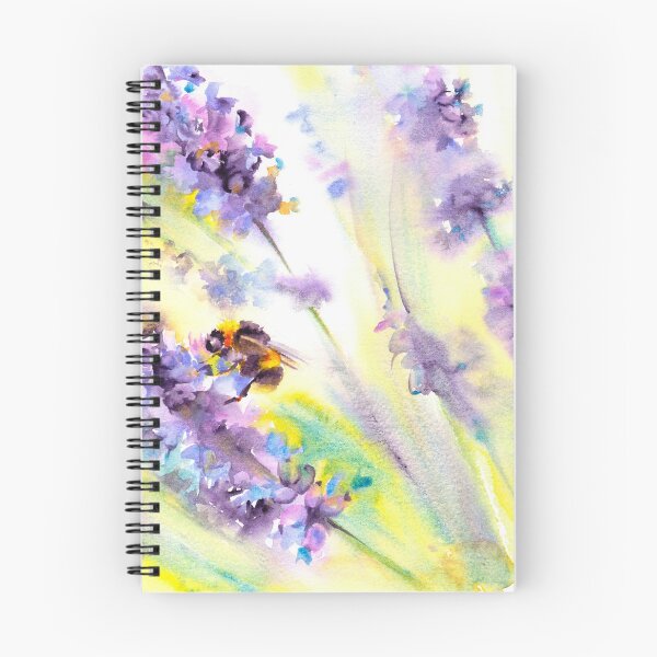 Item preview, Bee on Lavender 2 designed and sold by Goldmango.