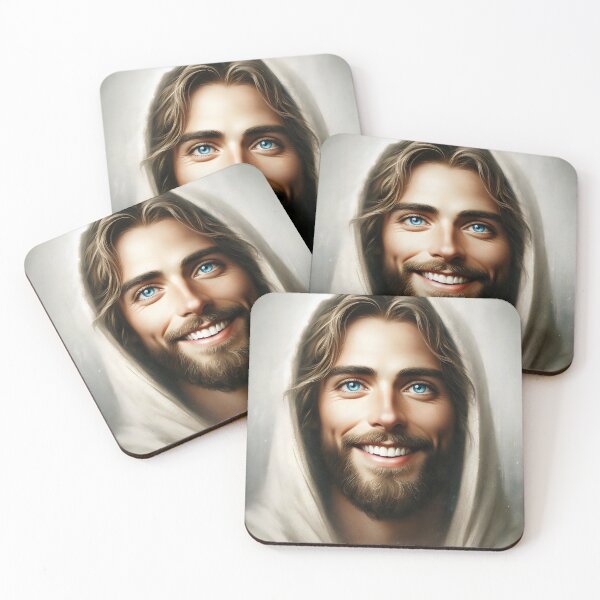 Item preview, Jesus Smiling , Jesus Christ , Jesus Face, Lord Christ, Christian designed and sold by stylishdzign.