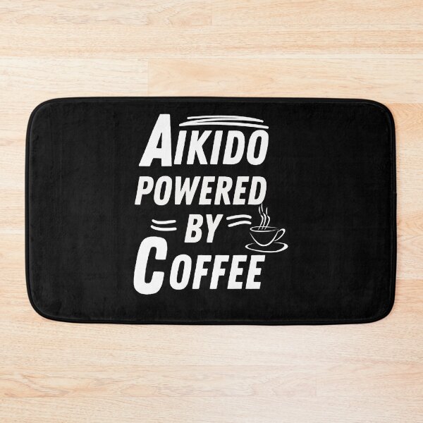 Item preview, Aikido powered by coffee designed and sold by annoying-shirts.