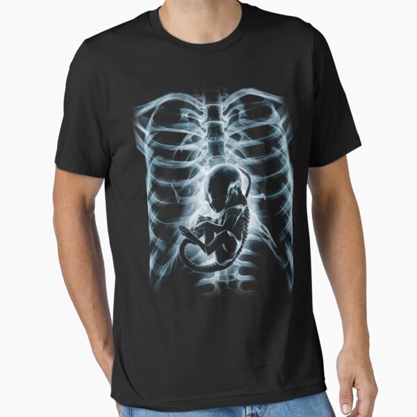 Alien radiography v2, Alien X-ray v2, blue