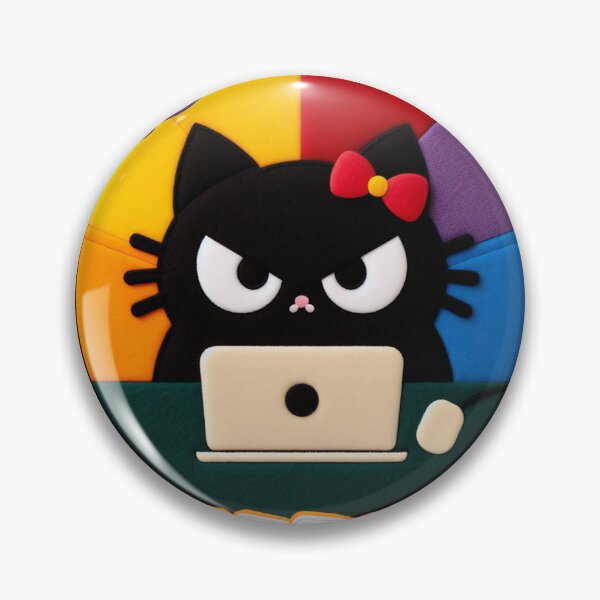 Item preview, Tech-savvy Black Cat Internet designed and sold by GALUMARKET.