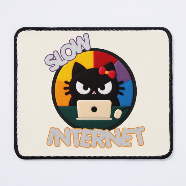 Item preview, Tech-savvy Black Cat Internet designed and sold by GALUMARKET.