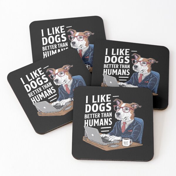 Item preview, I Like Dogs Better Than Humans designed and sold by PeelZinc.