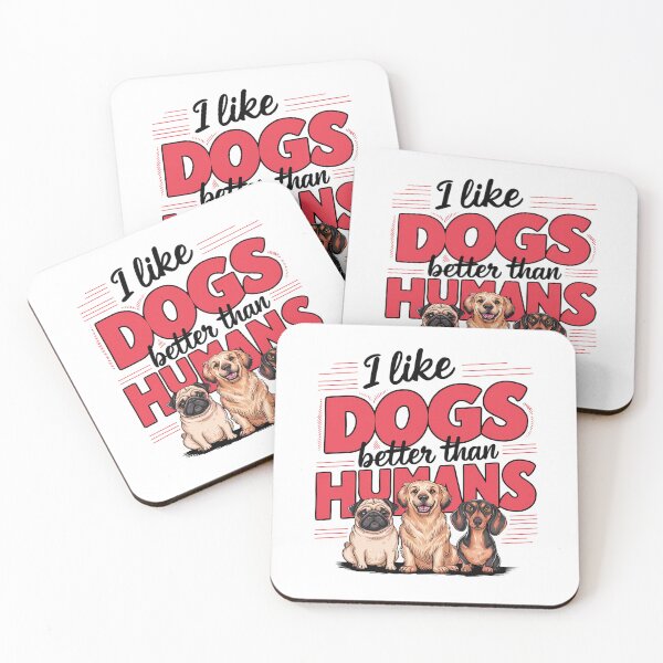 Item preview, I Like Dogs Better Than Humans designed and sold by PeelZinc.