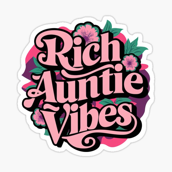 Aperçu de l'œuvre Vibes de tante riche créée et vendue par graphic-genie.