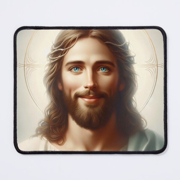 Item preview, Jesus Smiling, Jesus Christ, Jesus Face, Lord Christ, Christian designed and sold by stylishdzign.