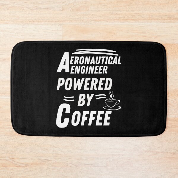 Item preview, Aeronautical engineer powered by coffee designed and sold by annoying-shirts.