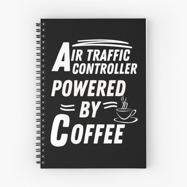 Item preview, air traffic controller powered by coffee designed and sold by annoying-shirts.