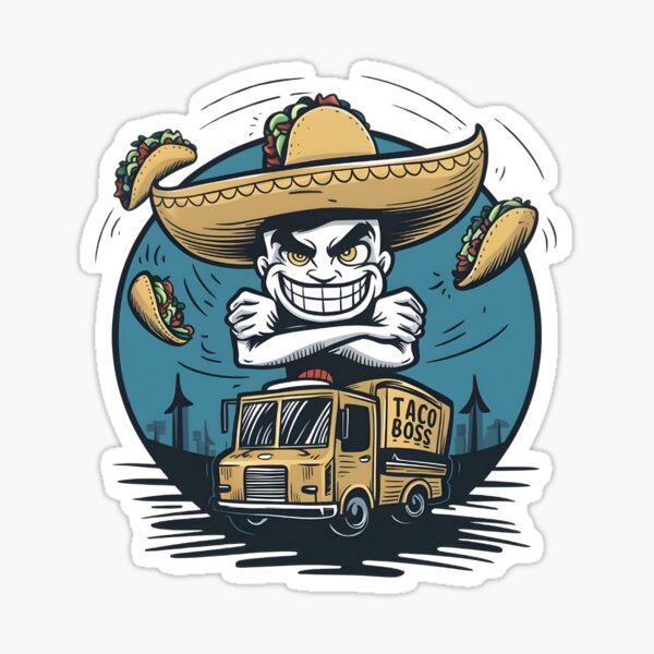 Item preview, Taco Boss Rule the Taco Kingdom with Flavorful Designs designed and sold by MiSuPa.